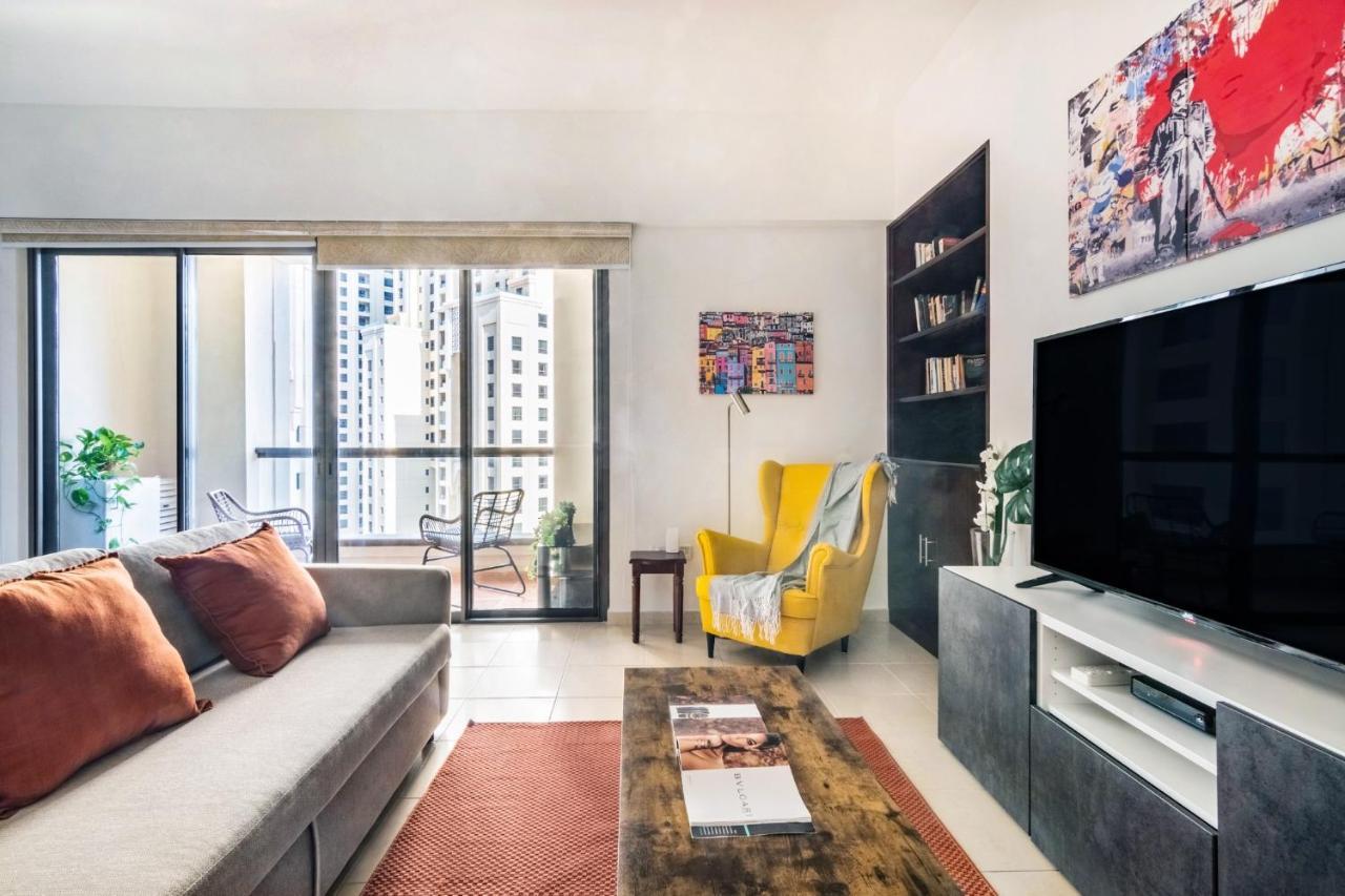 Beachfront - Large Studio In Jbr Rimal 4 Apartment Dubai Luaran gambar