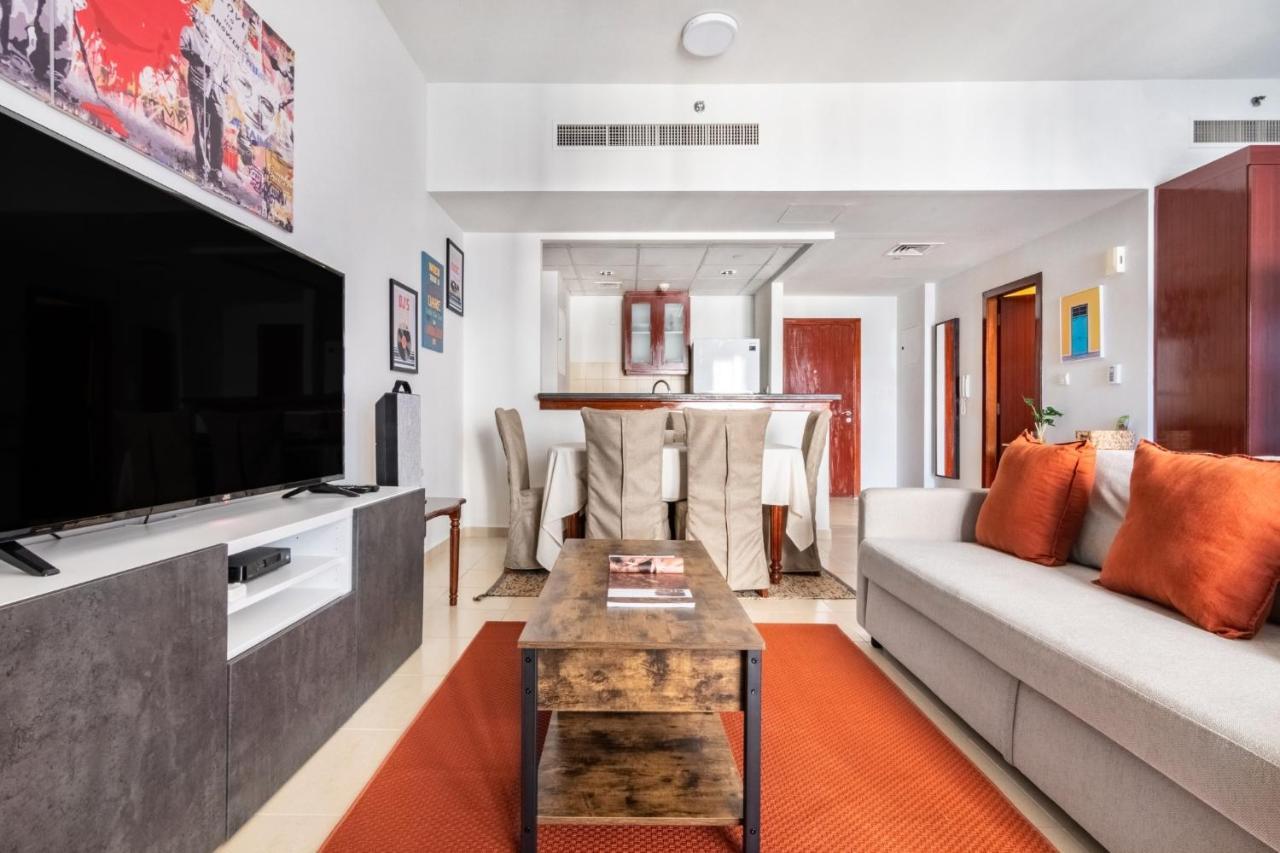 Beachfront - Large Studio In Jbr Rimal 4 Apartment Dubai Luaran gambar