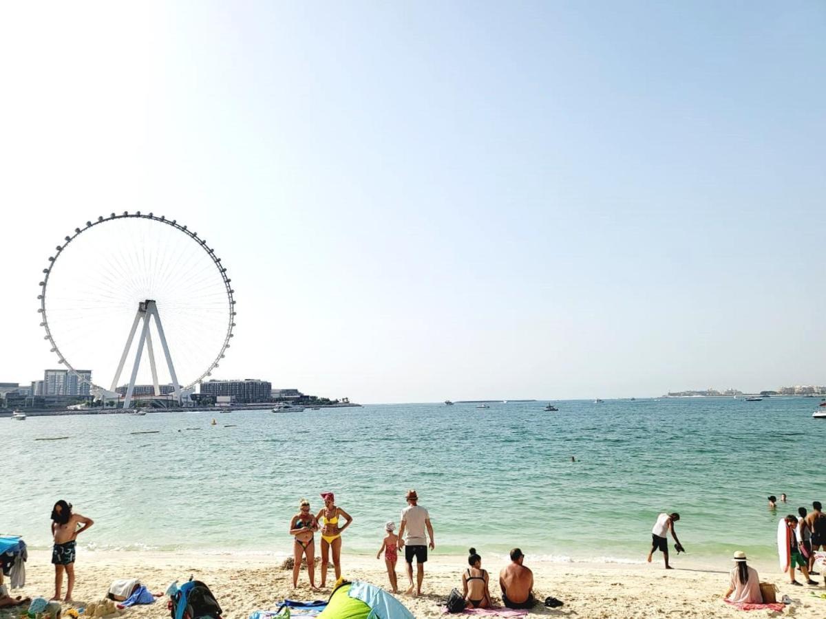 Beachfront - Large Studio In Jbr Rimal 4 Apartment Dubai Luaran gambar